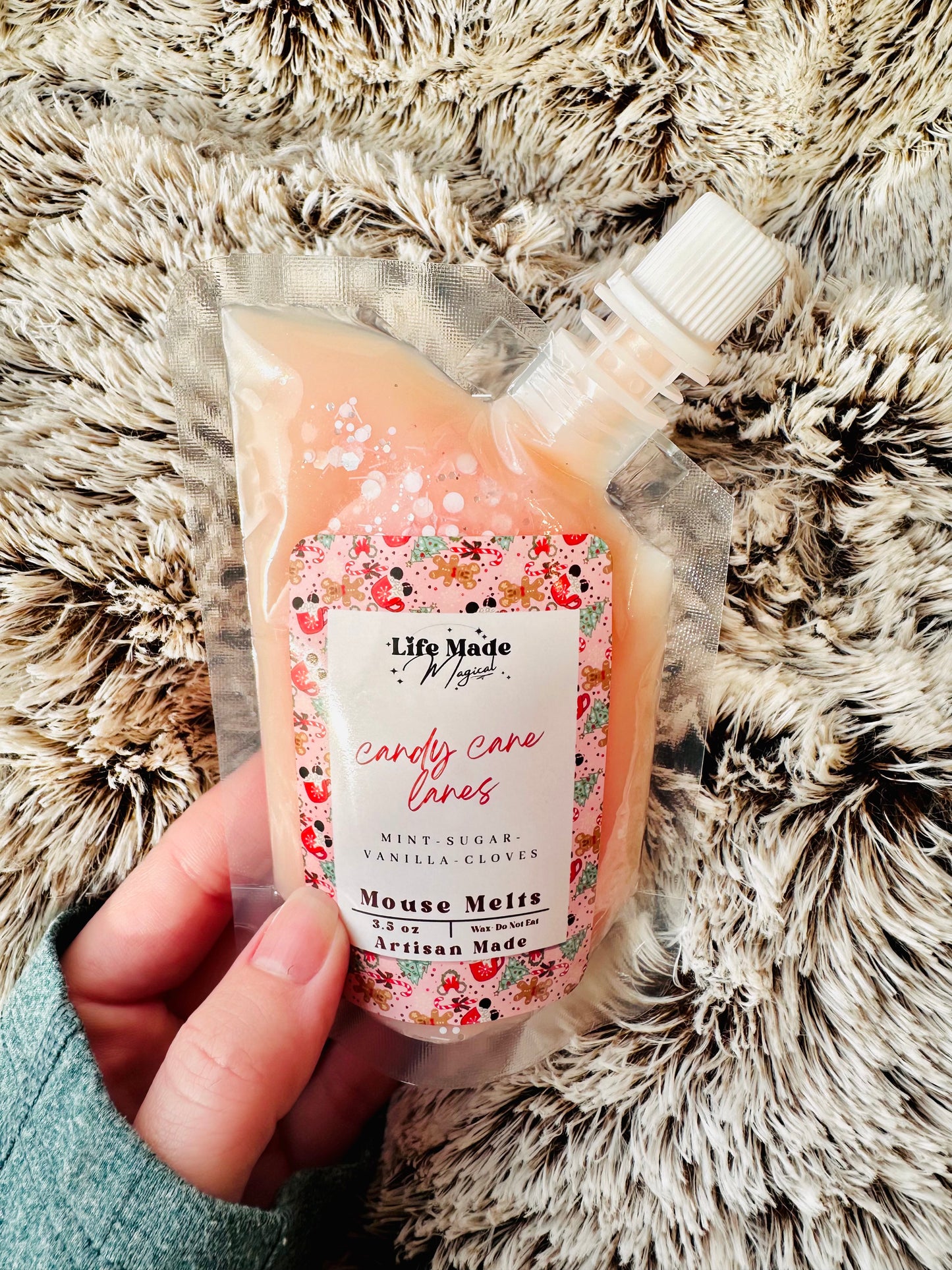 Candy Cane Lanes Mouse Melt - Squeeze Wax