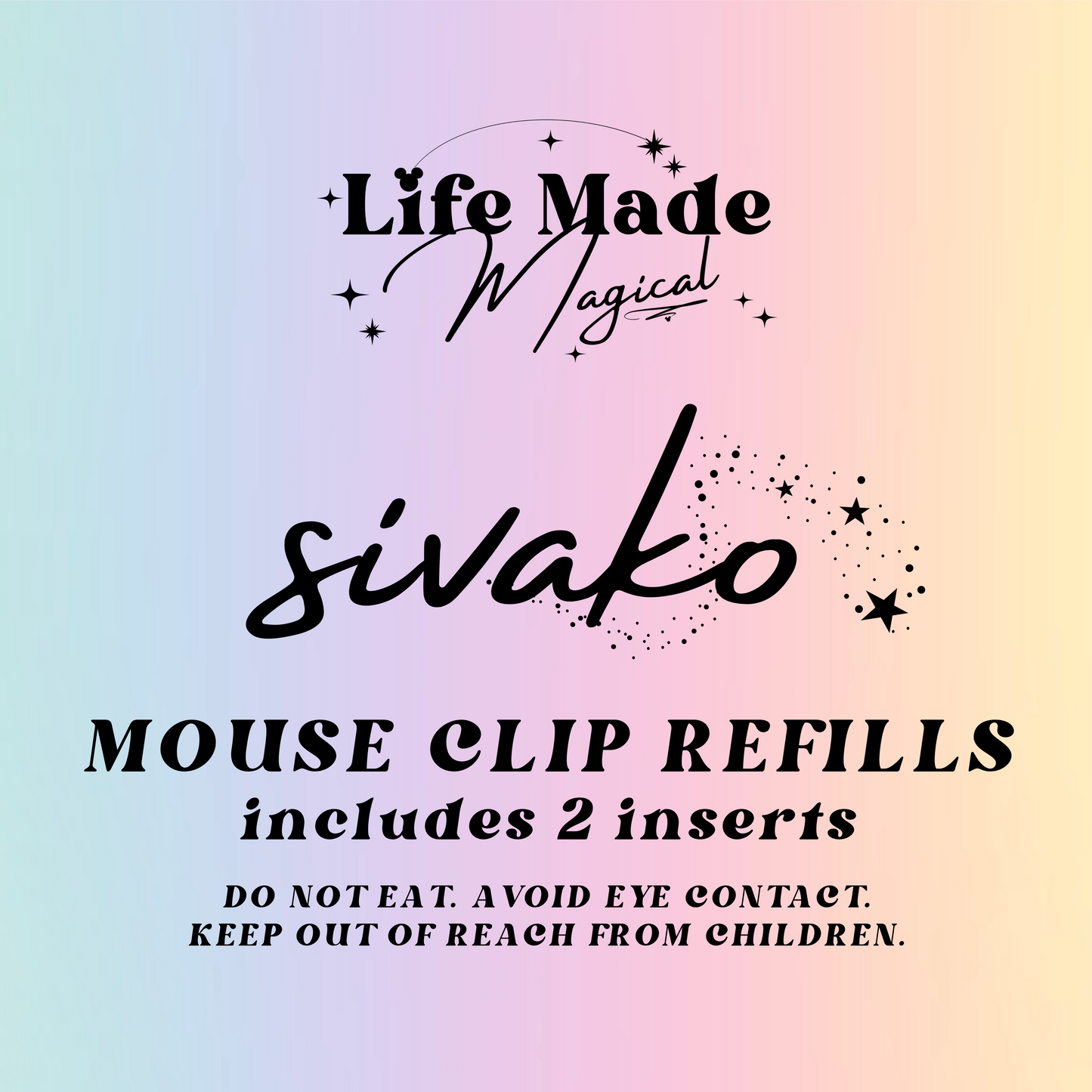 Mouse Clip Insert Refills