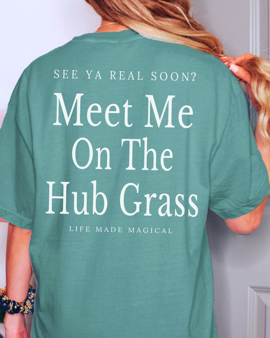 Meet Me On The Hub Adult Short Sleeve Tee
