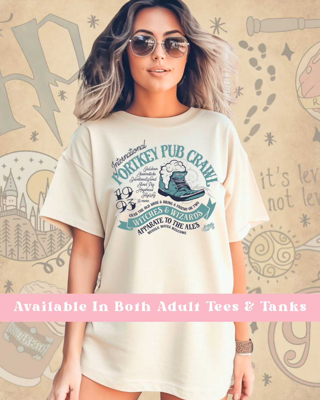 Portkey Pub Crawl Short Sleeve Or Tank