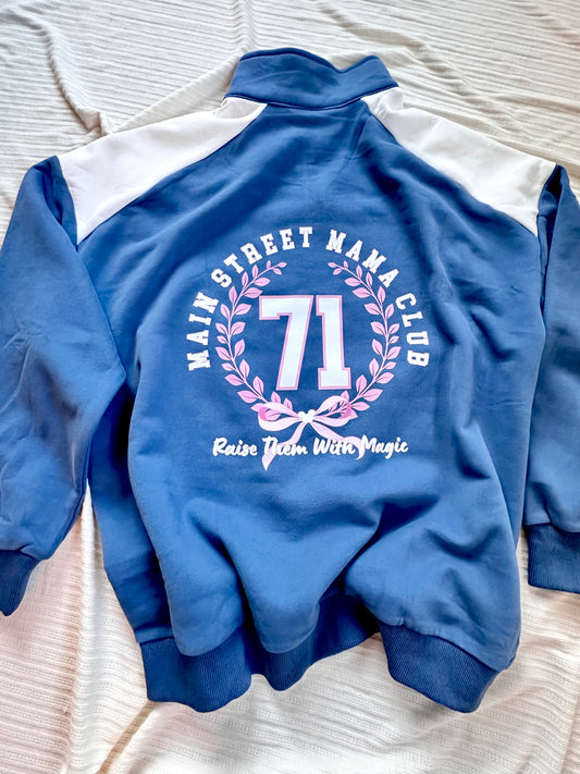 Main Street Mama Club Adult Pullover 3/4 Zip