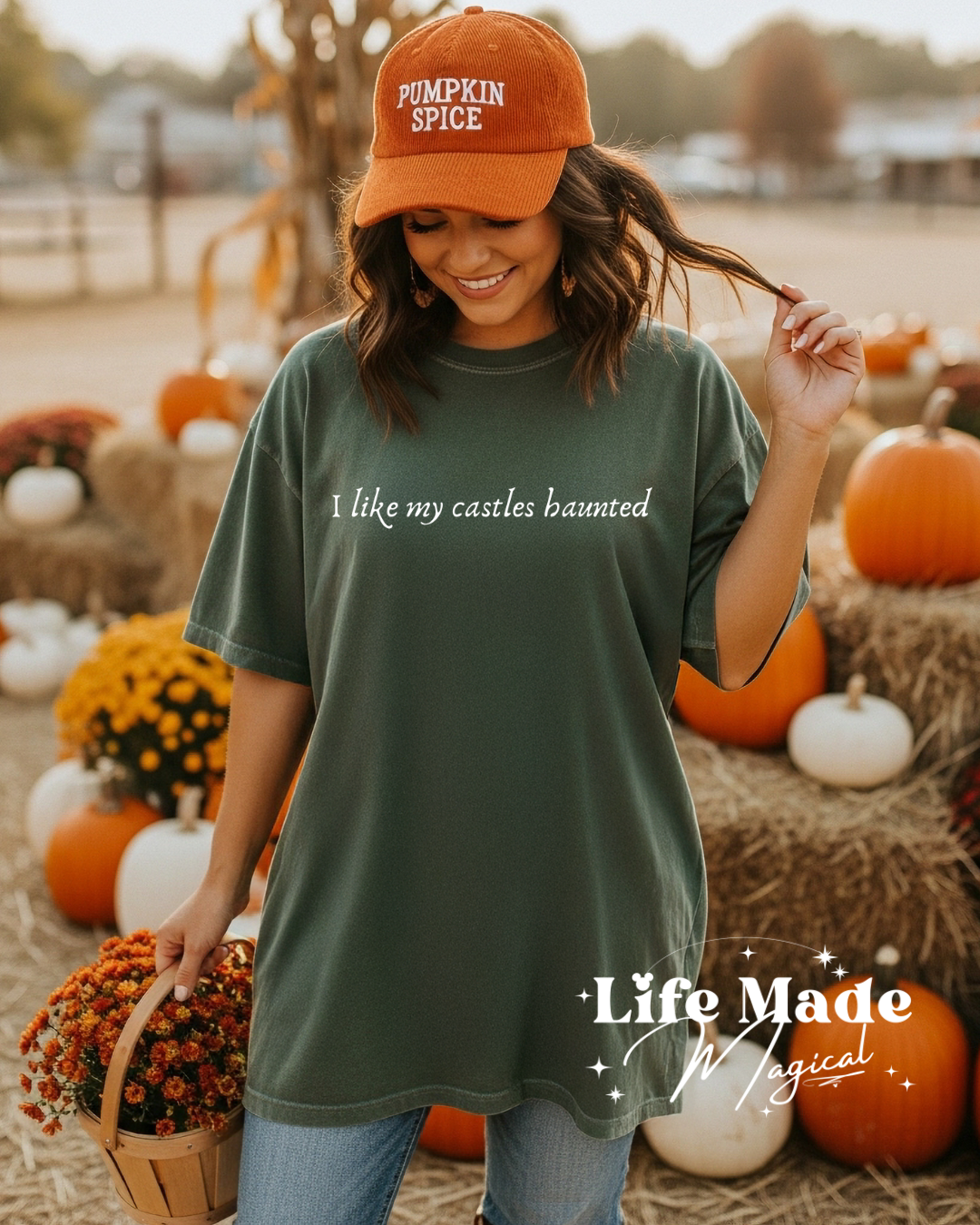 Haunted Castle Adult Short Sleeve Tee
