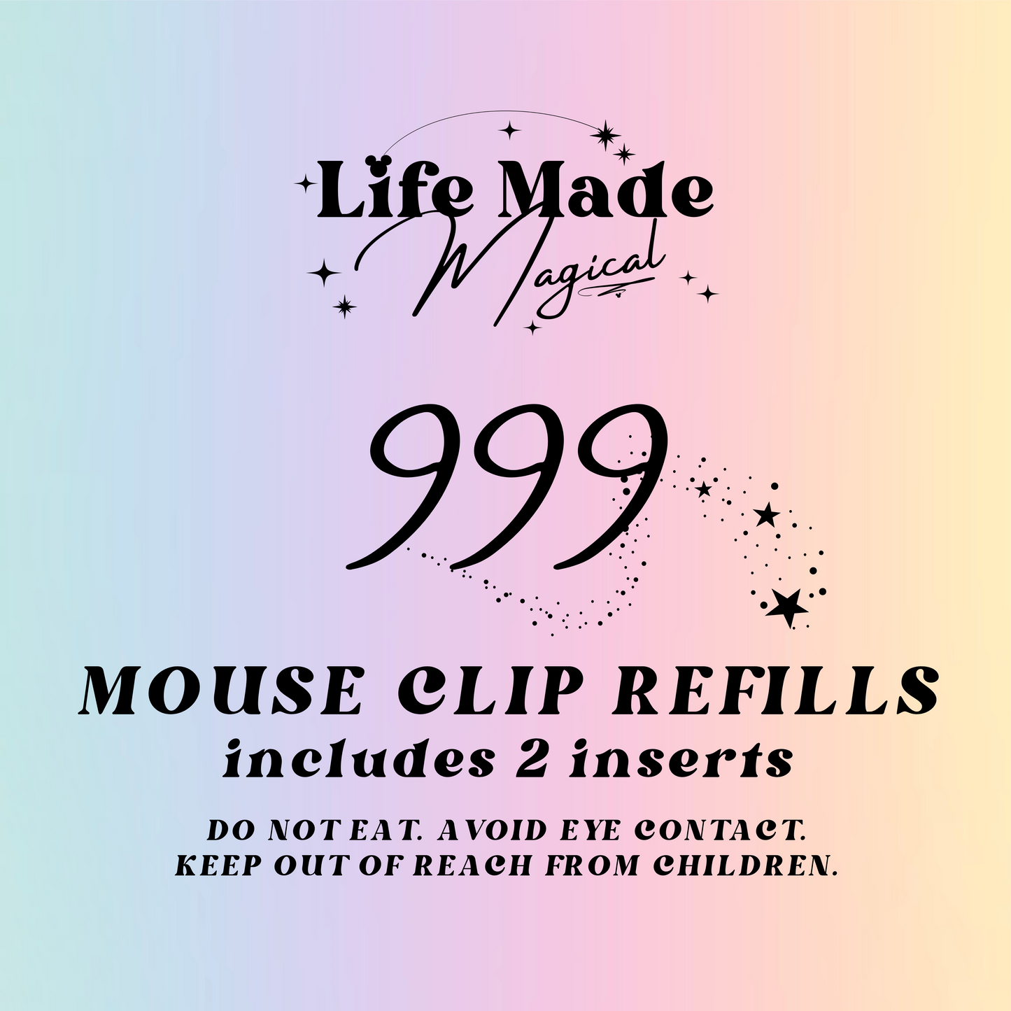 Mouse Clip Insert Refills