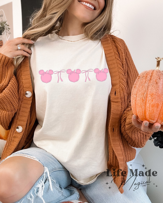 Pretty Little Pumpkins Adult Short Sleeve Tee