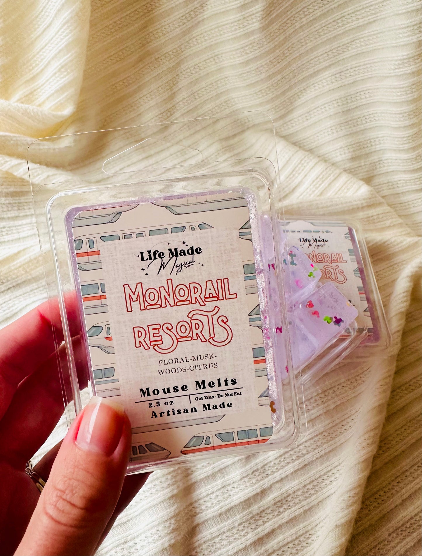 Inspired by Disney Monorail wax melt - Inspired by disney home fragrance