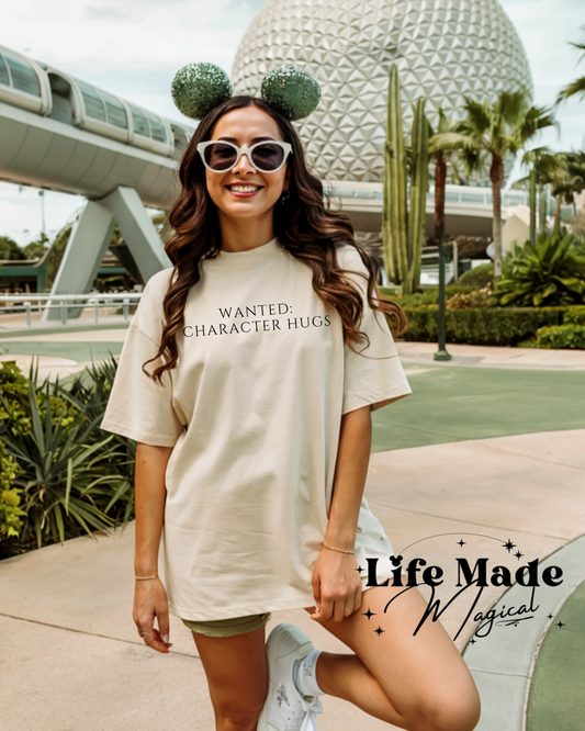 Character Hugs Adult Short Sleeve Tee