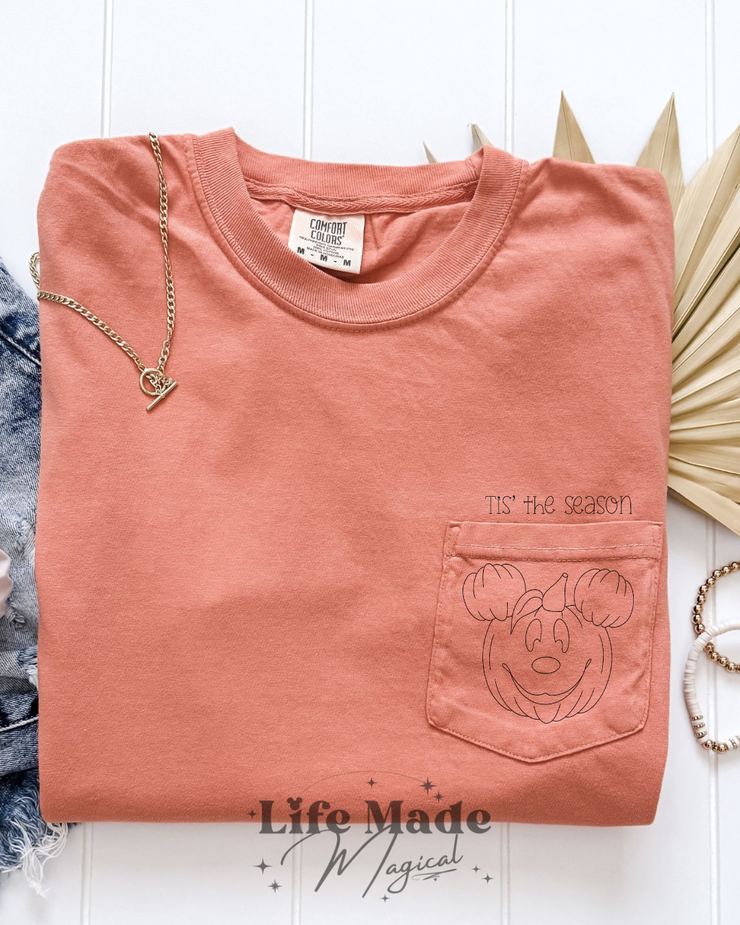 Tis The Season Pocket Adult Short Sleeve Tee