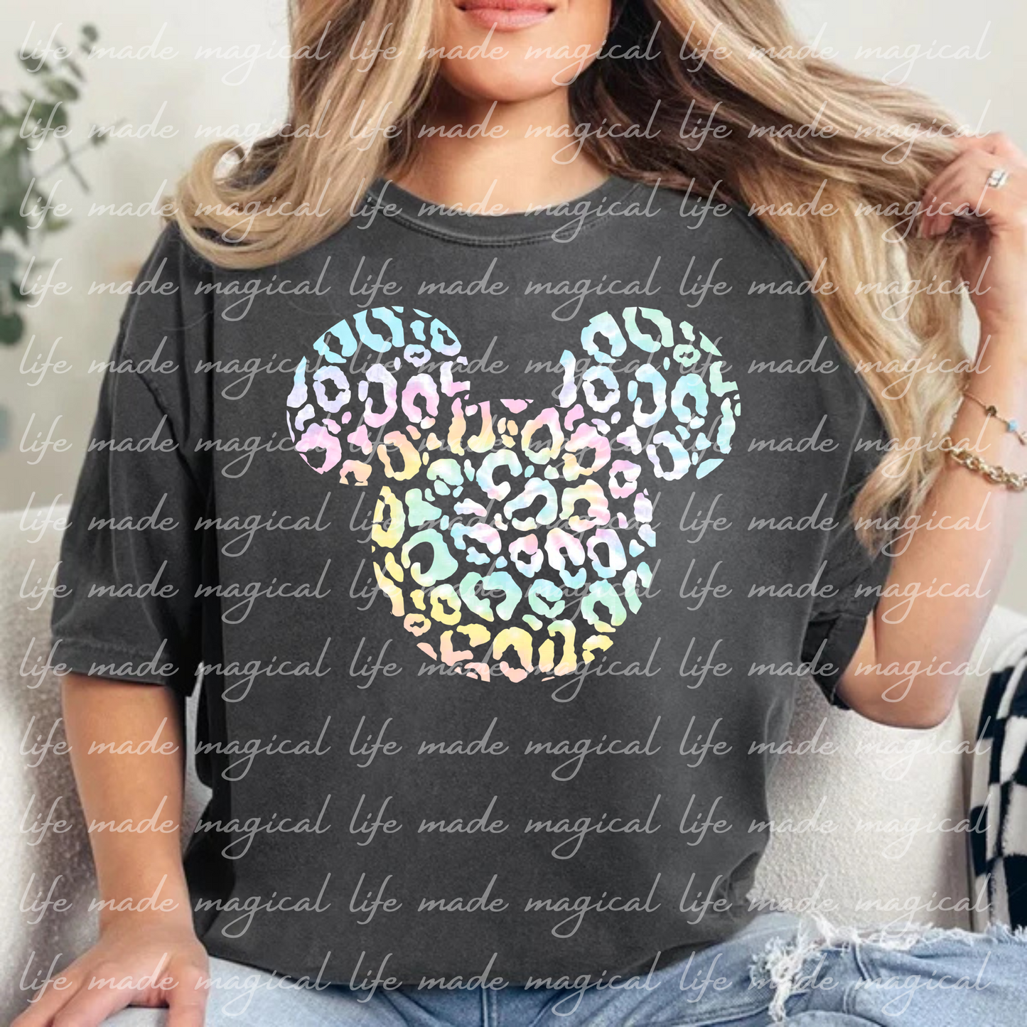Hazy Rainbow Mouse PNG