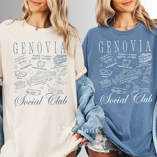 Genovia Social Club Adult Short Sleeve Tee