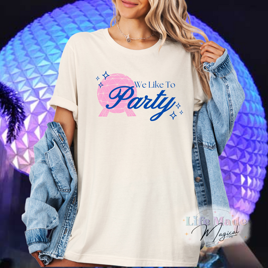 The Party Girl Adult Short Sleeve Tee
