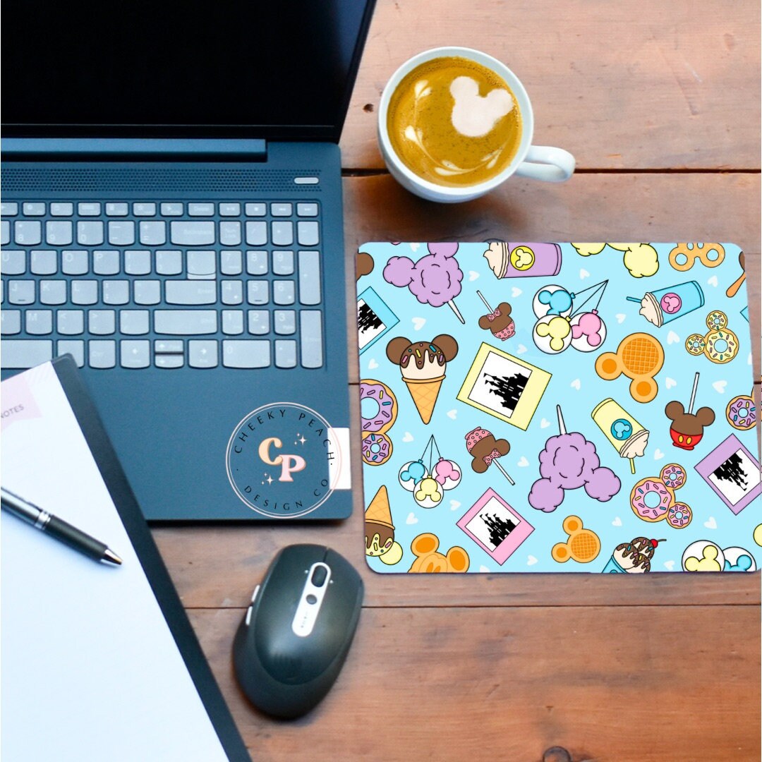 Pastel Park Snacks Mouse Pad