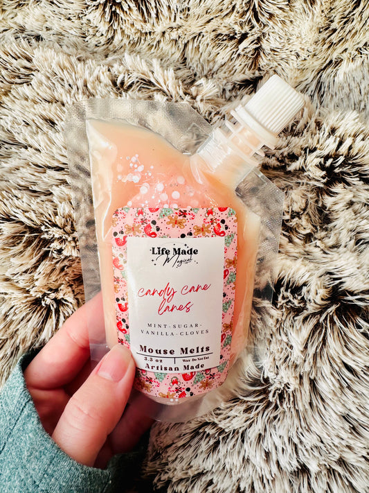 Candy Cane Lanes Mouse Melt - Squeeze Wax