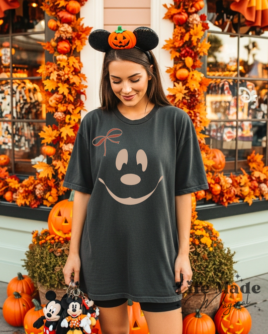 Pumpkin Faces Adult Short Sleeve Tee