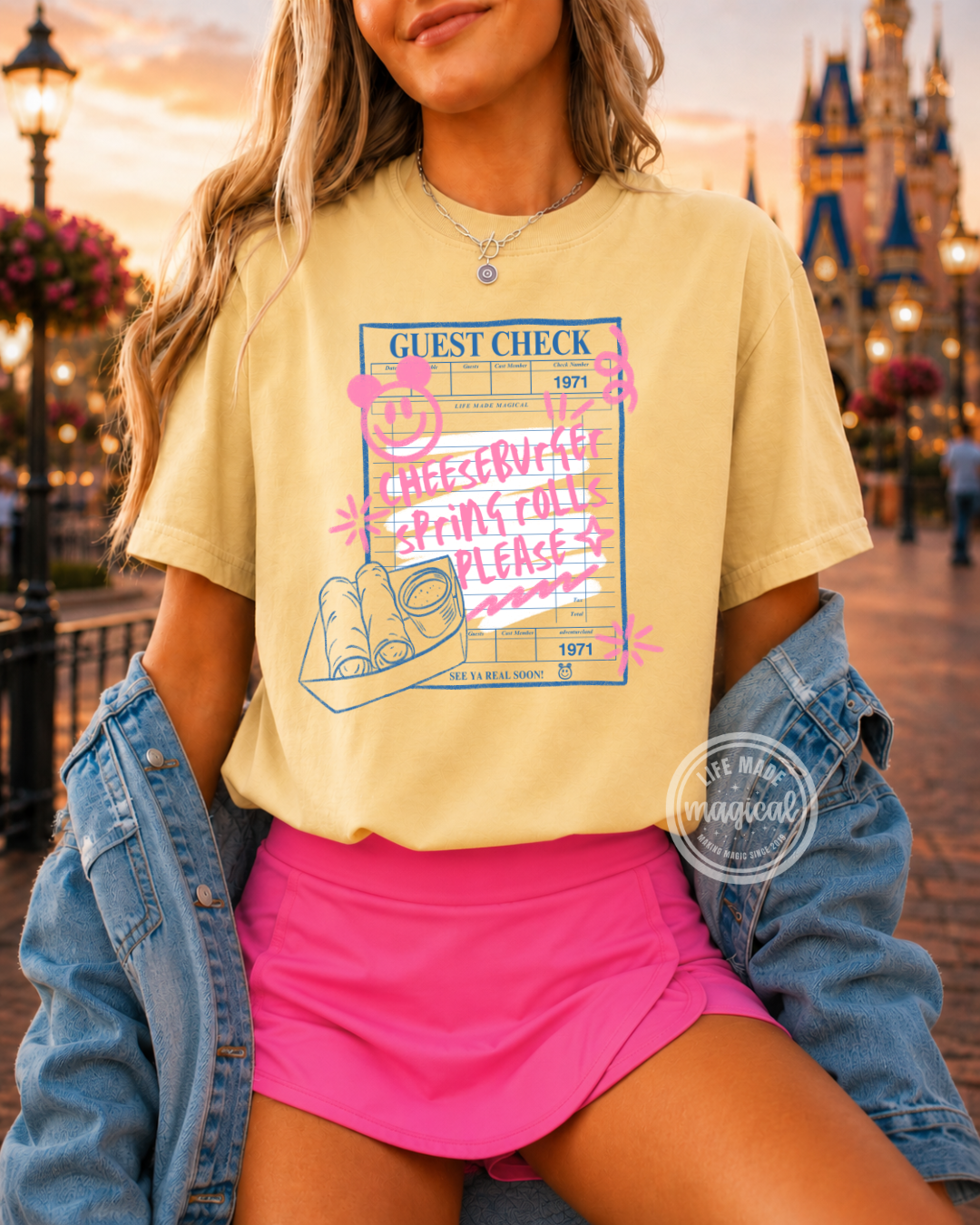 Cheeseburger Spring Roll Tee