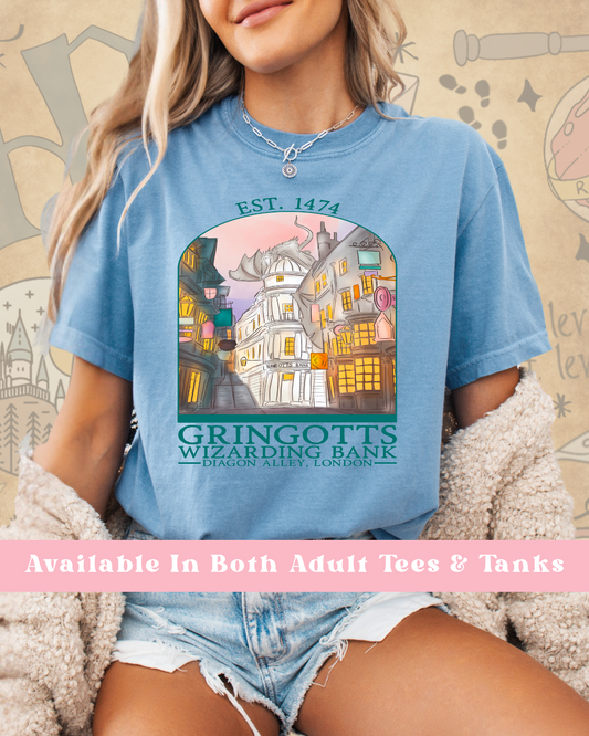 Wizard Bank Short Sleeve Or Tank