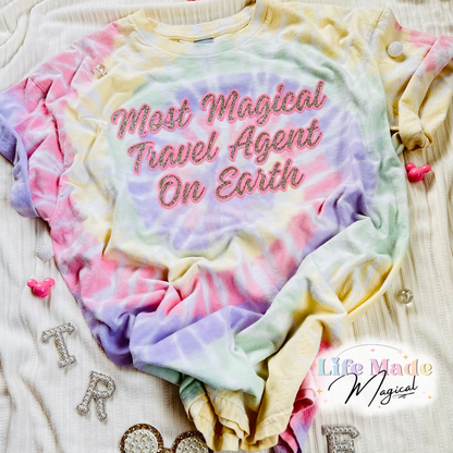 Most Magical Travel Agent Adult Short Sleeve Tee