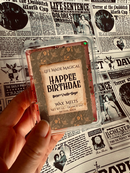 Inspired by harry potter wax melt