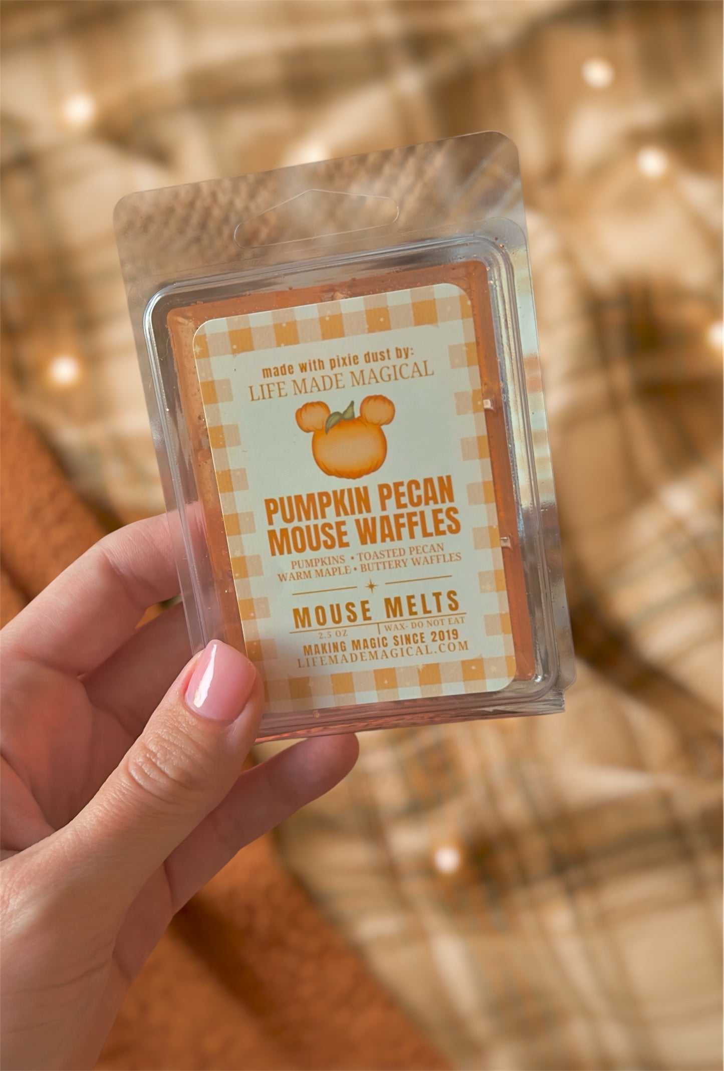 Pumpkin Pecan Mouse Waffles- Gel