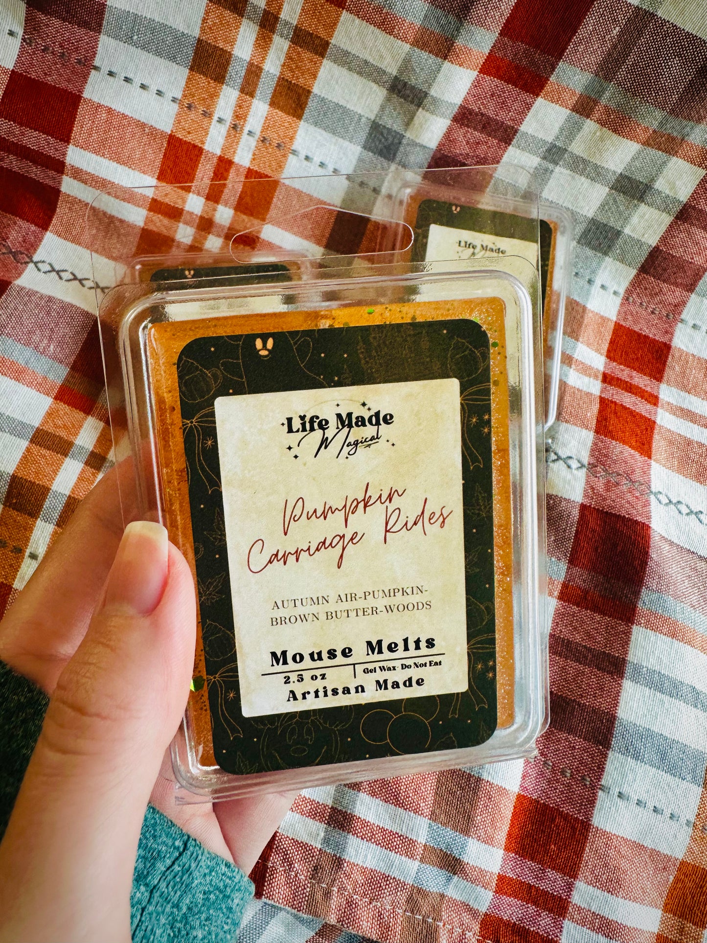 Pumpkin Carriage Rides- Mouse Melts - Gel Wax
