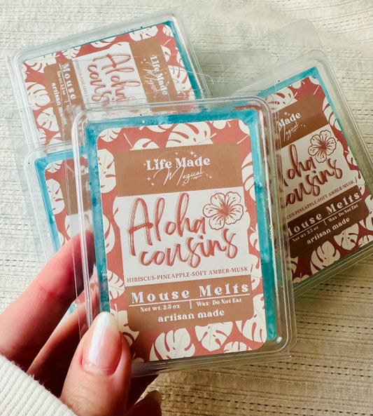 Aloha Cousins Mouse Melts- Gel Wax