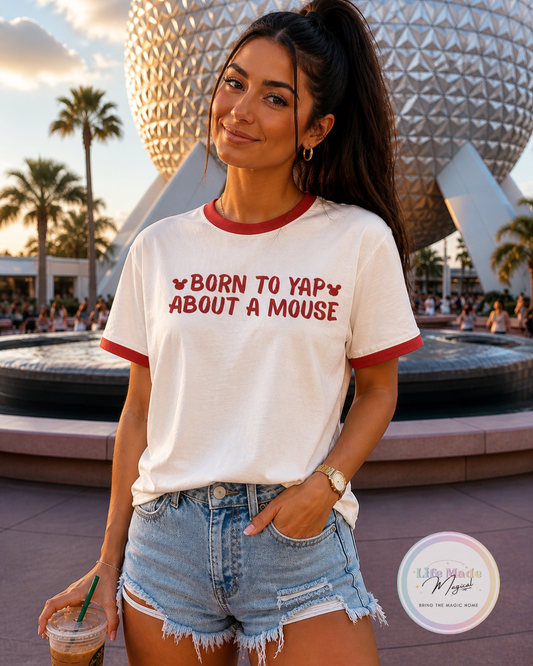 Mouse Yap Ringer Tee