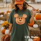 Mouse Pumpkin Patch Adult Short Sleeve Tee